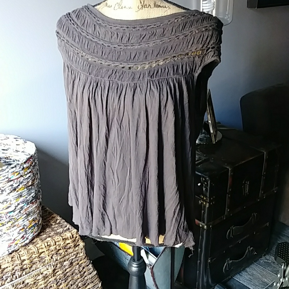 Free People Cotton Tee